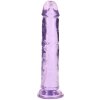 Realistické dildo s přísavkou RealRock 7"  fialové