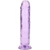 Realistické dildo s přísavkou RealRock 7"  fialové