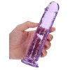 Realistické dildo s přísavkou RealRock 7"  fialové