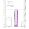 Realistické dildo s přísavkou RealRock 7"  fialové