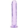 Realistické dildo s přísavkou RealRock 8"  fialové