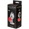 Anální kolík se šperkem Diamond Sparkle Large (Barva růžový)