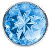 Anální kolík se šperkem Diamond Sparkle Large (Barva růžový)