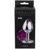Anální kolík se šperkem Diamond Purple Sparkle XL  fialová