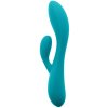 Vibrátor s králíčkem Euphoria Turquoise