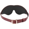 Kožená maska na oči Liebe Seele Wine Red