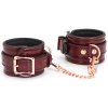 Kožená pouta na ruce Liebe Seele Wine Red