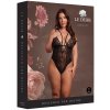 Síťované body s krajkou Le Désir Amour  plus size