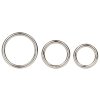 Sada kovových erekčních kroužků Silver Ring Set  3 ks