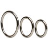 Sada kovových erekčních kroužků Silver Ring Set  3 ks