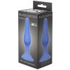 Anální kolík s přísavkou Black Edition Back Door Medium Blue