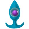 Anální kolík s vnitřní kuličkou Spice It Up! Insatiable Aquamarine