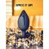 Anální kolík s vnitřní kuličkou Spice It Up! Insatiable Black