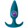 Anální kolík s vnitřní kuličkou Spice It Up! Delight Aquamarine