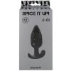 Anální kolík s vnitřní kuličkou Spice It Up! Delight Black