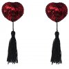 Samolepky na bradavky Burlesque Gipsy Red