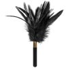 Šimrátko Burlesque Plume Black