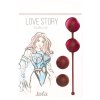Vyměnitelné vaginální kuličky Love Story Valkyrie Wine Red