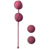 Vyměnitelné vaginální kuličky Love Story Valkyrie Wine Red