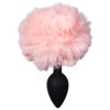 Anální kolík s králičím ocáskem Emotions Fluffy Pink