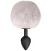 Anální kolík s králičím ocáskem Emotions Fluffy White