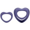 Sada erekčních kroužků ve tvaru srdce Loveline  2 ks