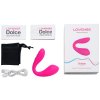 Interaktivní tvarovatelný dvojitý vibrátor Lovense Dolce