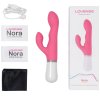 Interaktivní rotační vibrátor s králíčkem Lovense Nora