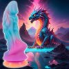 Světélkující dildo s přísavkou Beasty Cocks Mystic Dragon