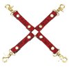 Kožený poutací kříž Red Rosy