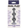 Anální kuličky se šperkem Diamond Star Beads Large
