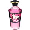 Afrodiziakální hřejivý masážní olej Shunga Raspberry Feeling  100 ml