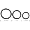 Sada erekčních kroužků Tri-Rings  3 ks