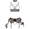 Set erotického prádla s obojkem (Velikost S)