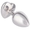 Kovový anální kolík se srdíčkem Jewel Small