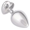 Kovový anální kolík se srdíčkem Jewel Large