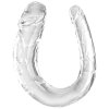Dvojité realistické dildo King Cock Clear Medium Double Trouble