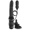 Přirážecí vibrátor s přísavkou + vibrační patrona Ultimate Silicone Thruster