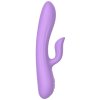 Vibrátor s králíčkem Essentials Purple Rain