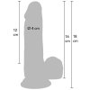 Dildo s přísavkou Inferno Realistic 16 cm
