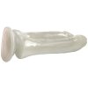 Dvojité realistické dildo s přísavkou Baroque Pearl