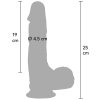 Dildo s přísavkou Inferno Ultra Realistic 23 cm