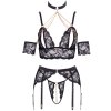 Set erotického krajkového prádla Abierta Fina