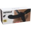 Dvojitý vibrační strap-on Inferno