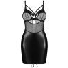Erotická košilka a tanga Obsessive Dominna (Velikost S/M)