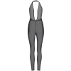 Průsvitný catsuit bez rukávů Guilty Pleasure (Velikost S/M)