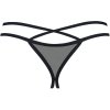 Tanga s otvorem v rozkroku Obsessive Vila Blanes (Velikost XS/S)