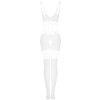 Síťovaný catsuit s otvorem v rozkroku Obsessive (Velikost S/M/L)