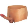 Silikonové boxerky s penisem Hidden Desire (Velikost S/M)