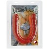Oboustranné gelové dildo Ultra-Dong  červené (43 cm)